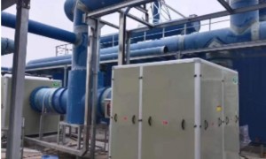 养殖屠宰场沼气净化方案：润峰玻璃钢干式脱硫塔应用案例