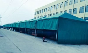 工厂车间移动推拉棚 双层气楼通风结构 阻燃B1级材质 可加装LED照明 厂家直销质保5年