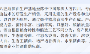 中山八匠鼎酿造技术开发有限公司：酿酒勾调技术培训与设备配套服务商筛选名录