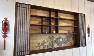 库岸家具厂家供应宋代美学圆餐台，岩板台面防刮耐磨，酒楼宴厅工程案例汇总