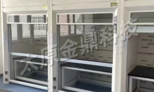 学校科研实验室实验台：全钢边台、中央操作台，承重强易清洁。