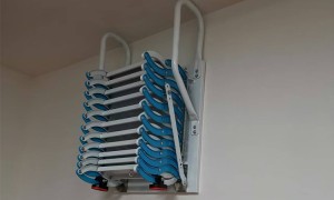 泰步楼梯推出轻钢折叠梯，适用于loft公寓及仓储项目，支持批量采购