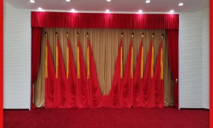 山东华冠舞台设备有限公司金丝绒舞台幕布交货时间情况企业全景分析