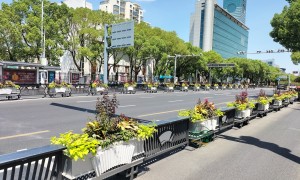 太阳能灯光花箱生产厂哪家技术强 京朵景观光伏花箱 景区亮化花箱支持定制LOGO