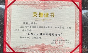 株洲经验丰富的刑事辩护律师南琴律所口碑推荐
