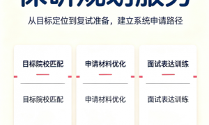 想报保研培训班有啥靠谱的机构？一对一择校定位+科研背景提升方案
