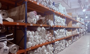 天成超纤皮革_佛山龙江6000㎡现货仓储_酒店工程软硬包面料配套