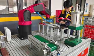职业教育工业机器人共建实施方案，配套智能产线实训平台与数字化资源库