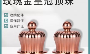潮州皇冠顶珠加工厂合作实力参考 聚成五金按需定制