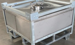 食品级304不锈钢吨桶 旭兴机电 带呼吸阀及防溢装置 适配食品酿造场景