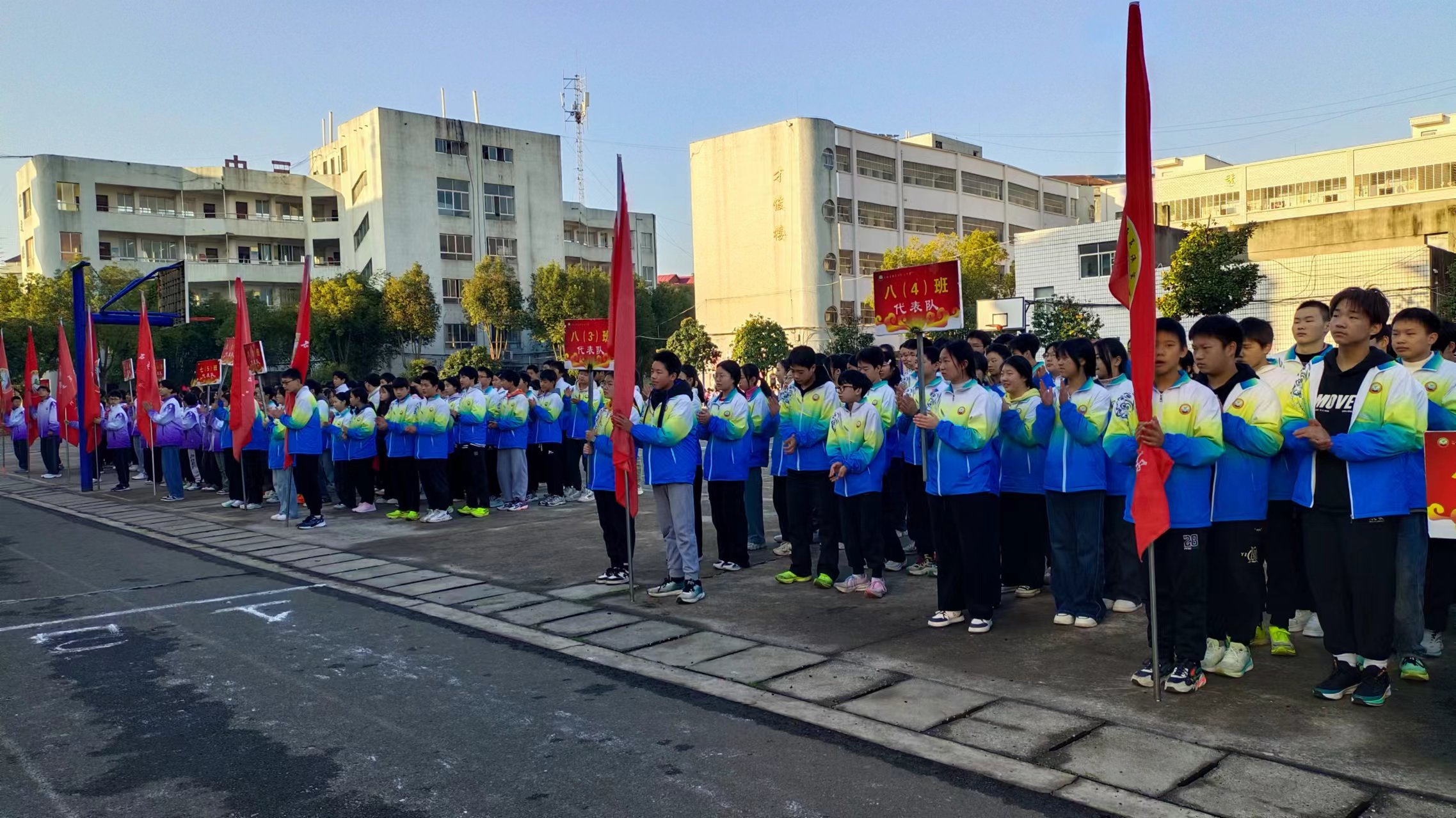 石花三中成功举办第三十届运动会