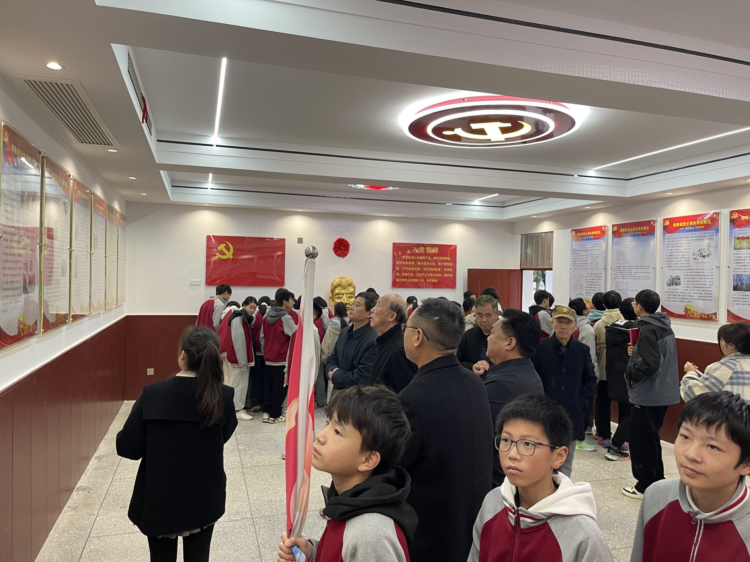 谷城县盛康镇：“付春泉烈士事迹展览馆”揭牌，红色思政课走进盛康二中