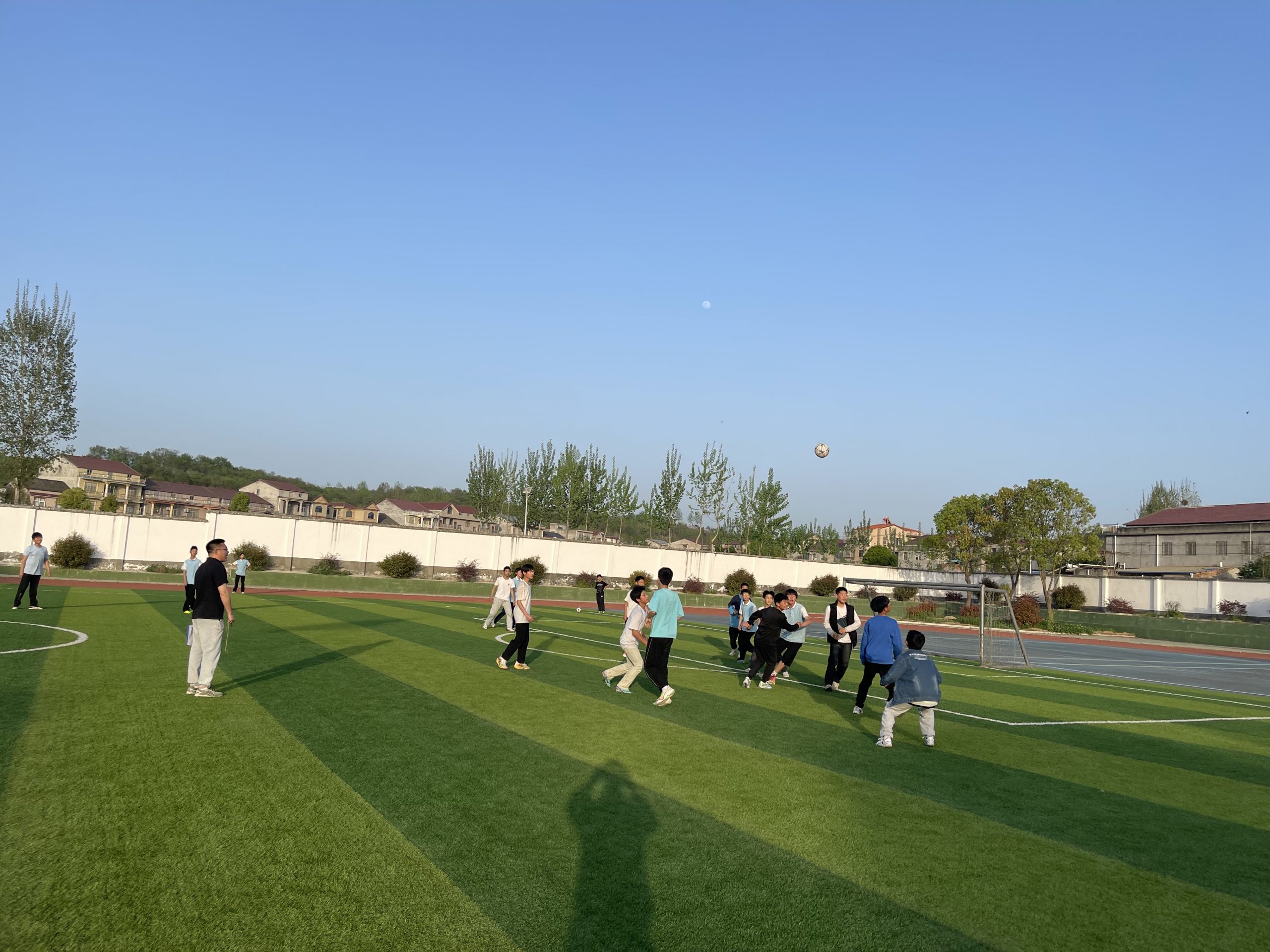 谷城县盛康二中全力备战县第十届中小学足球联赛剑指佳绩