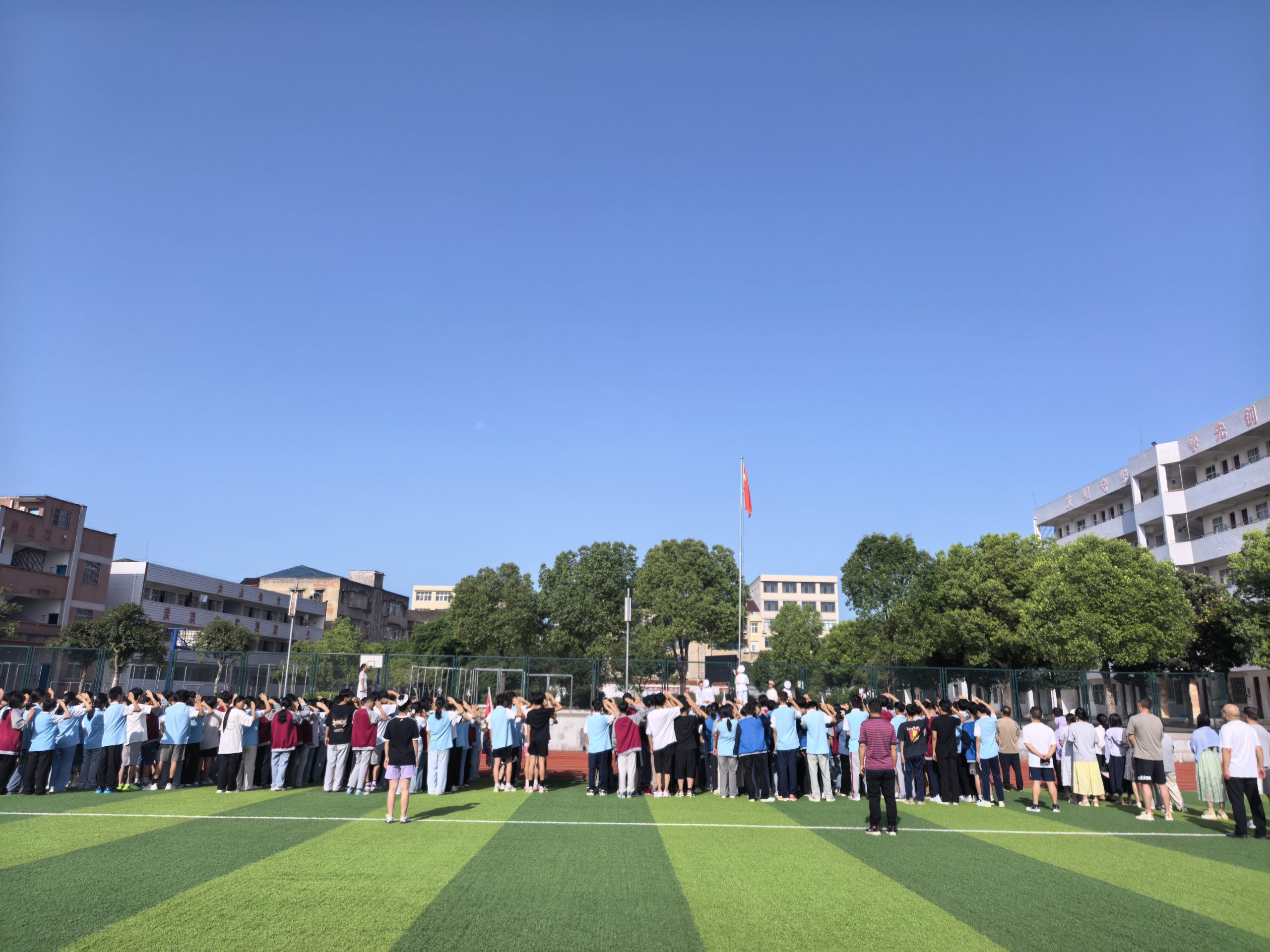 青春不散场 梦想正启航——谷城县盛康二中为即将参加中考的学生壮行