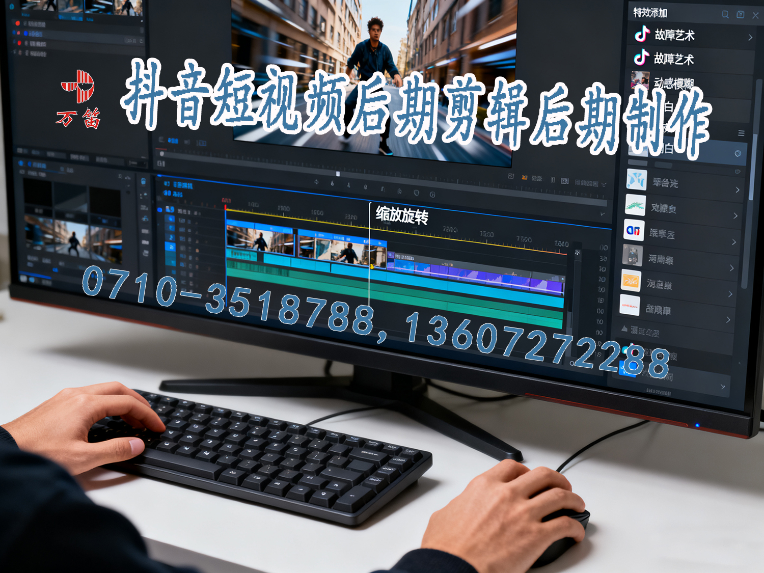 抖音短视频后期剪辑后期制作