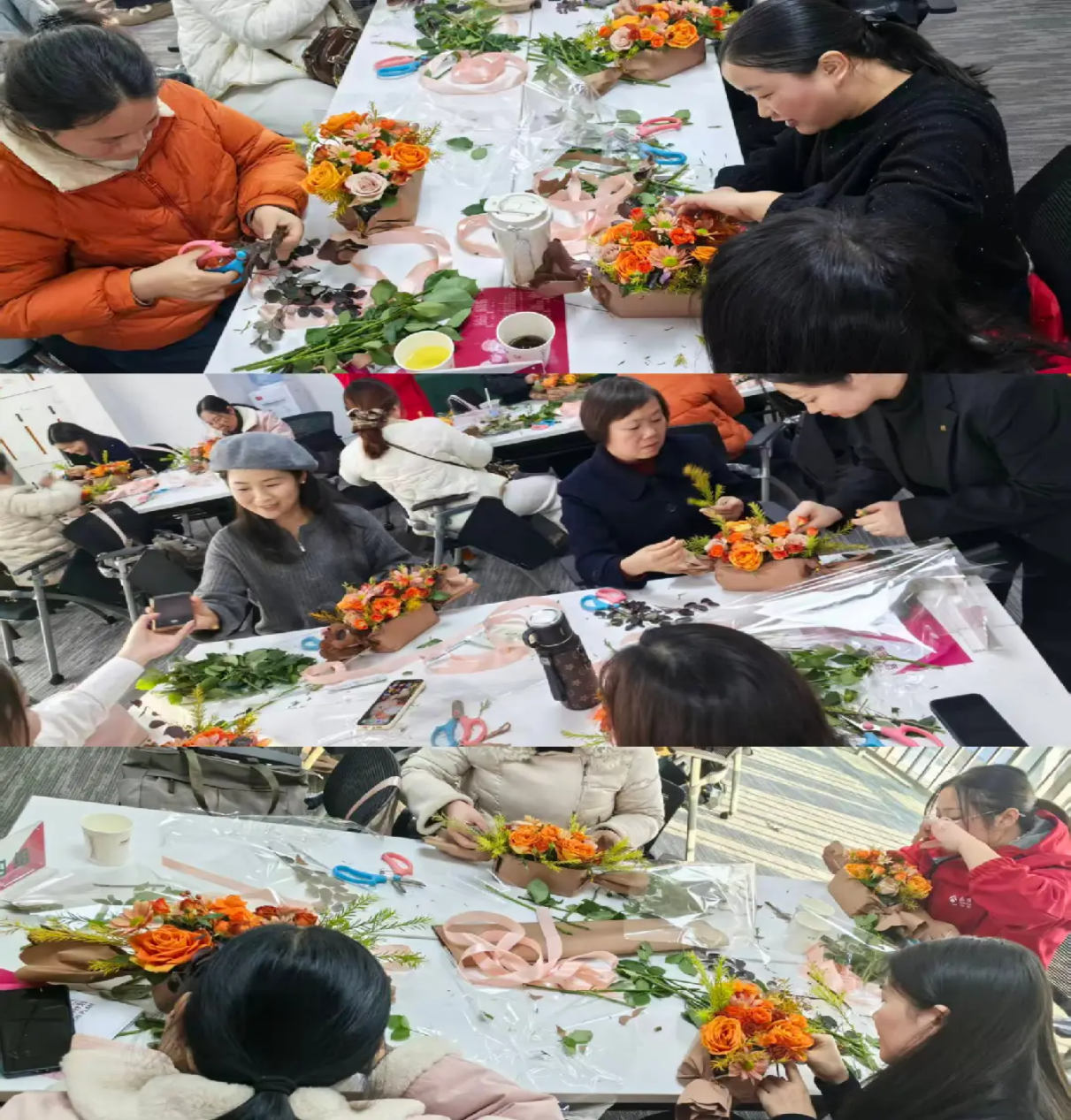 泰康人寿襄阳中支举办三十周年新寿险成果展暨客户插花雅集