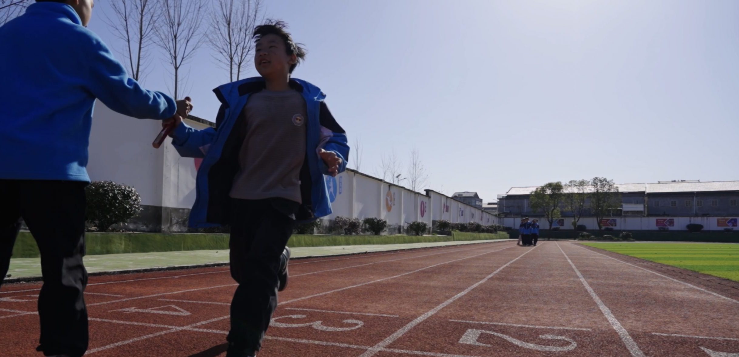 谷城县盛康二中举行阳光大课间展示活动，师生共展活力风采