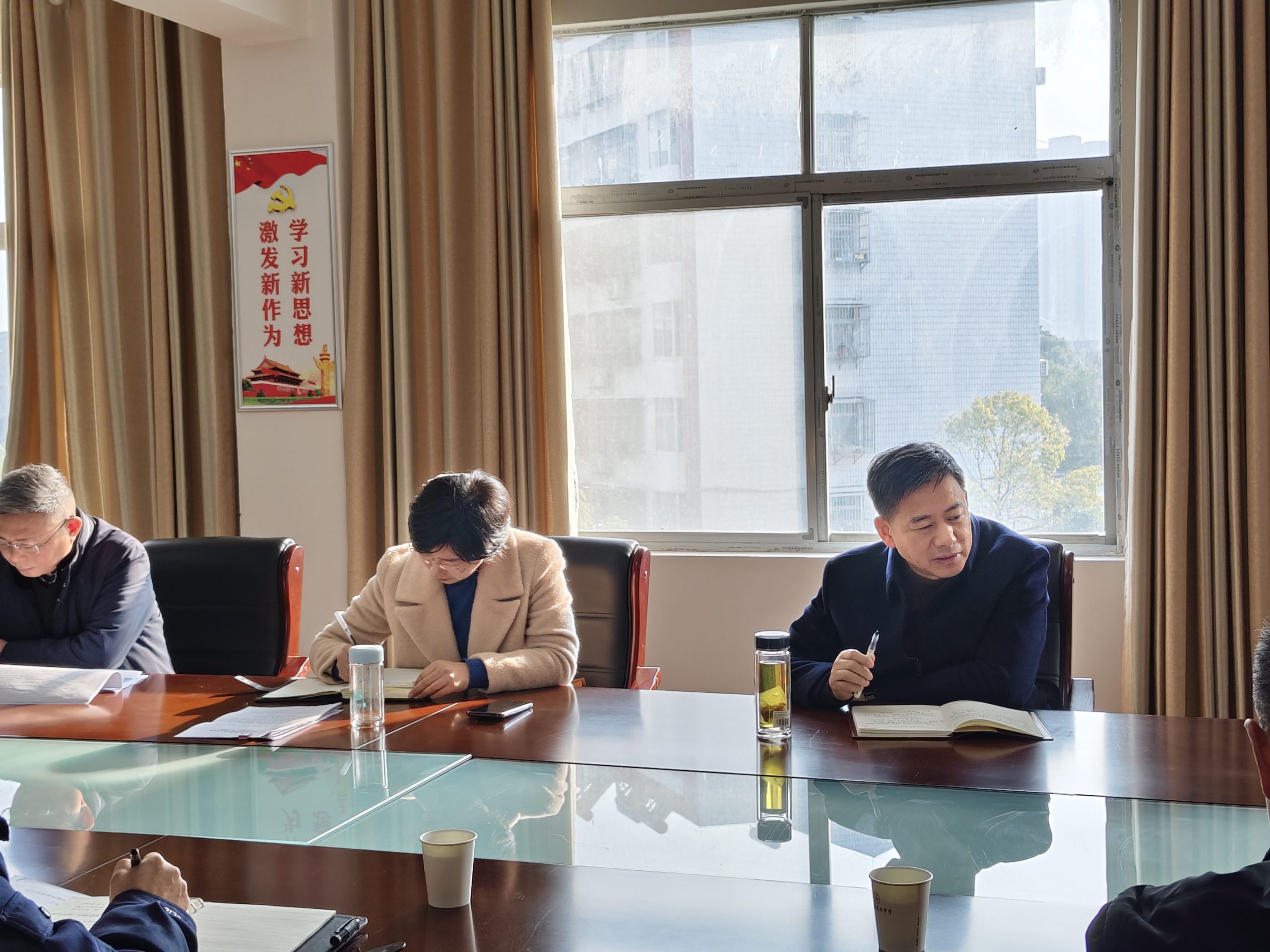 督导护航平安校园 筑牢成长安全防线——谷城县县委常委、政法委书记朱莹带队督导筑阳中学安全工作