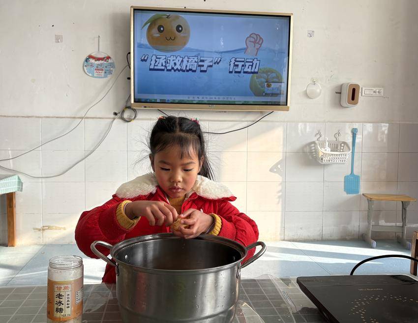 “橘子趣味双体验”：旋转取橘实验+暖心煮水，快乐翻倍！