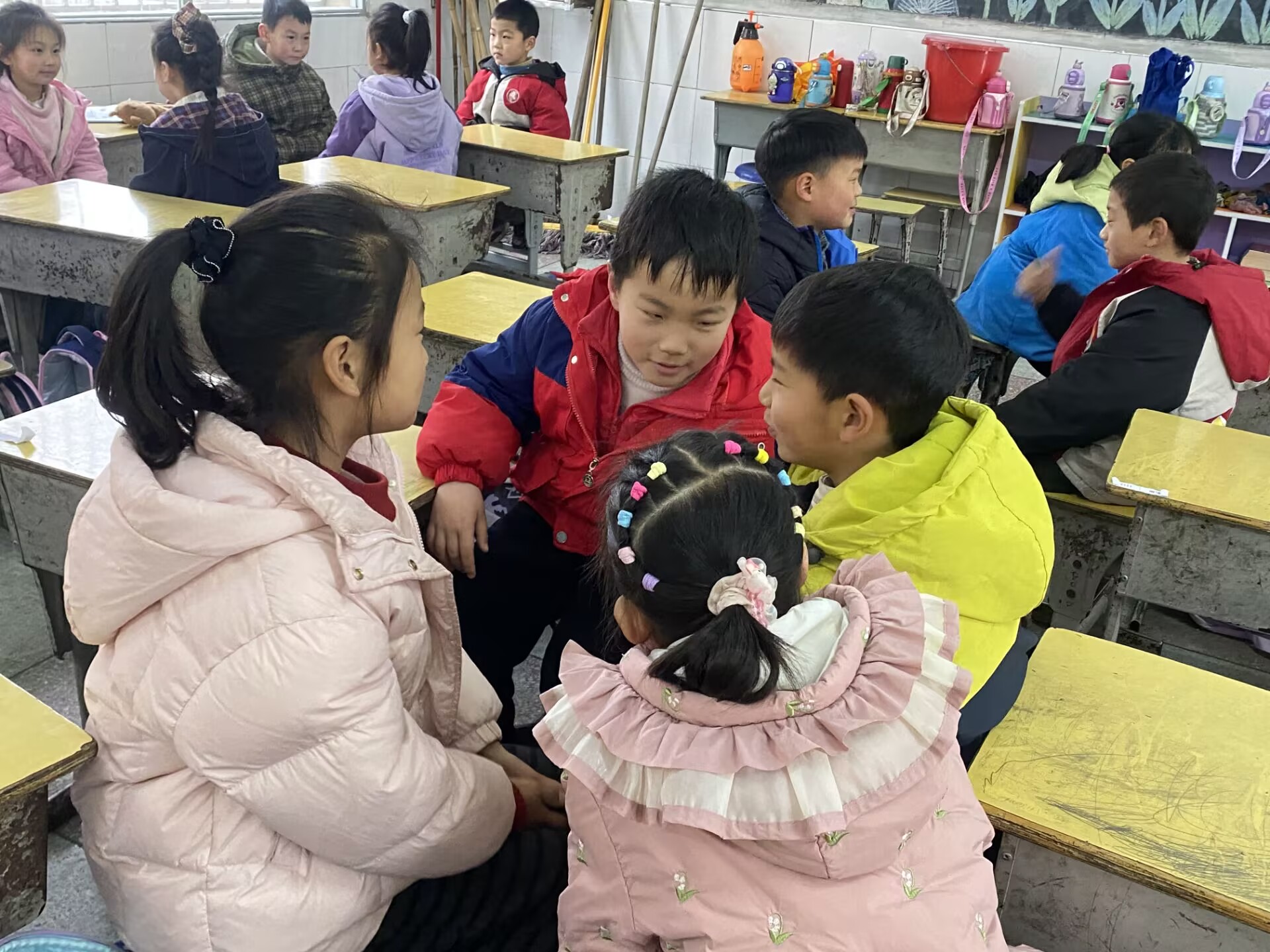 谷城县盛康镇小学：分享假期乐 启航新学期