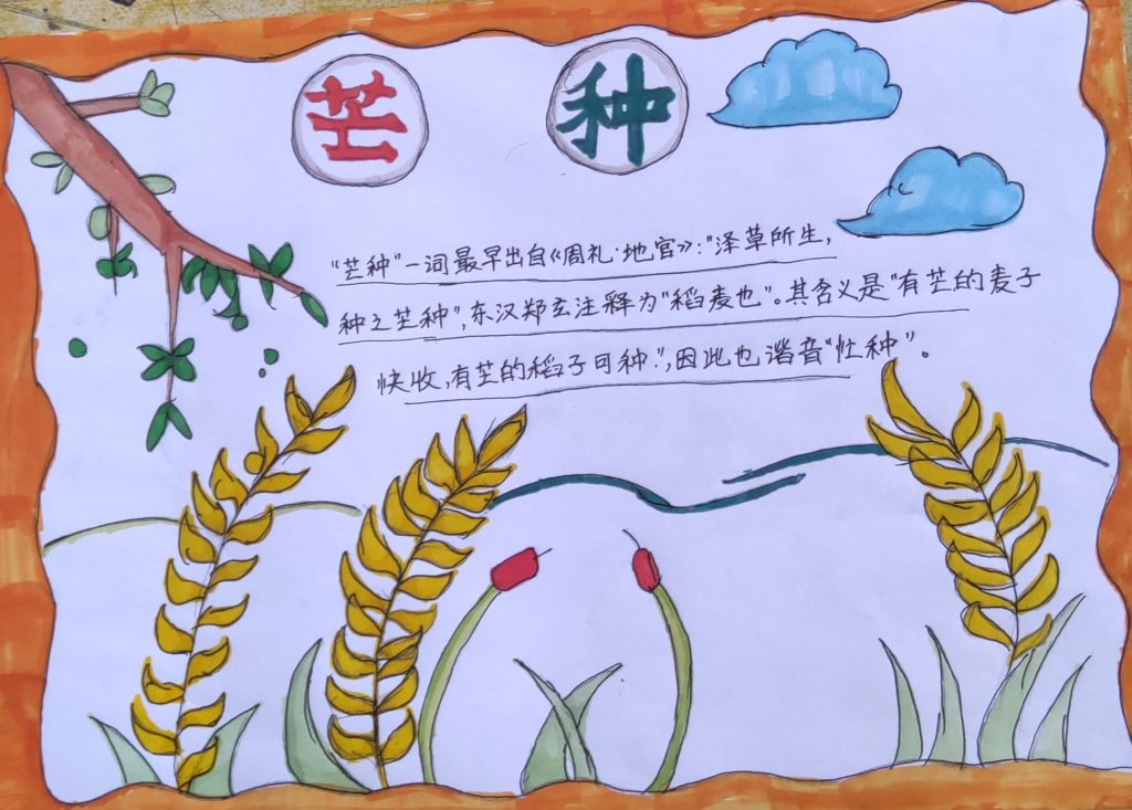 时逢芒种勤耕耘 节气育人润童心——盛康镇小学六(3)班开展芒种节气文化实践活动 时逢芒种勤耕耘 节气育人润童心——盛康镇小学六(3)班开展芒种节气文化实践活动