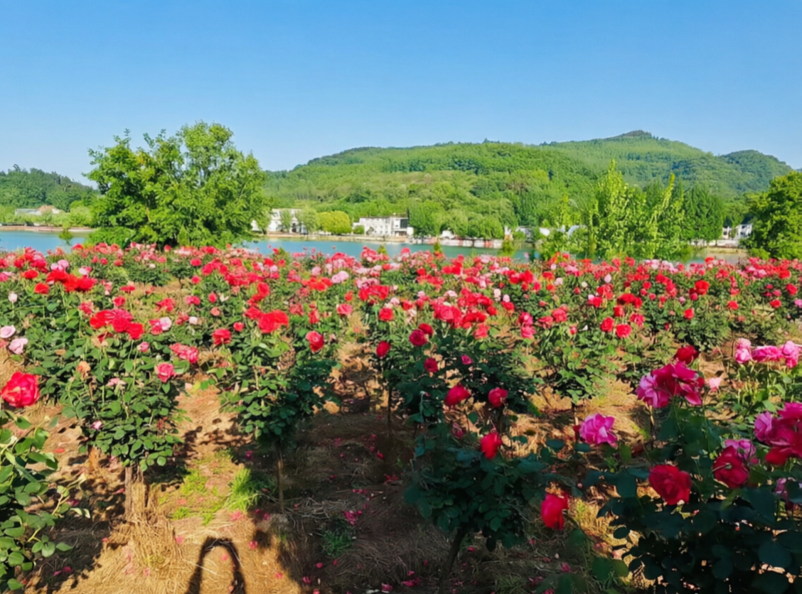 谷城：九里坪月季漫初夏