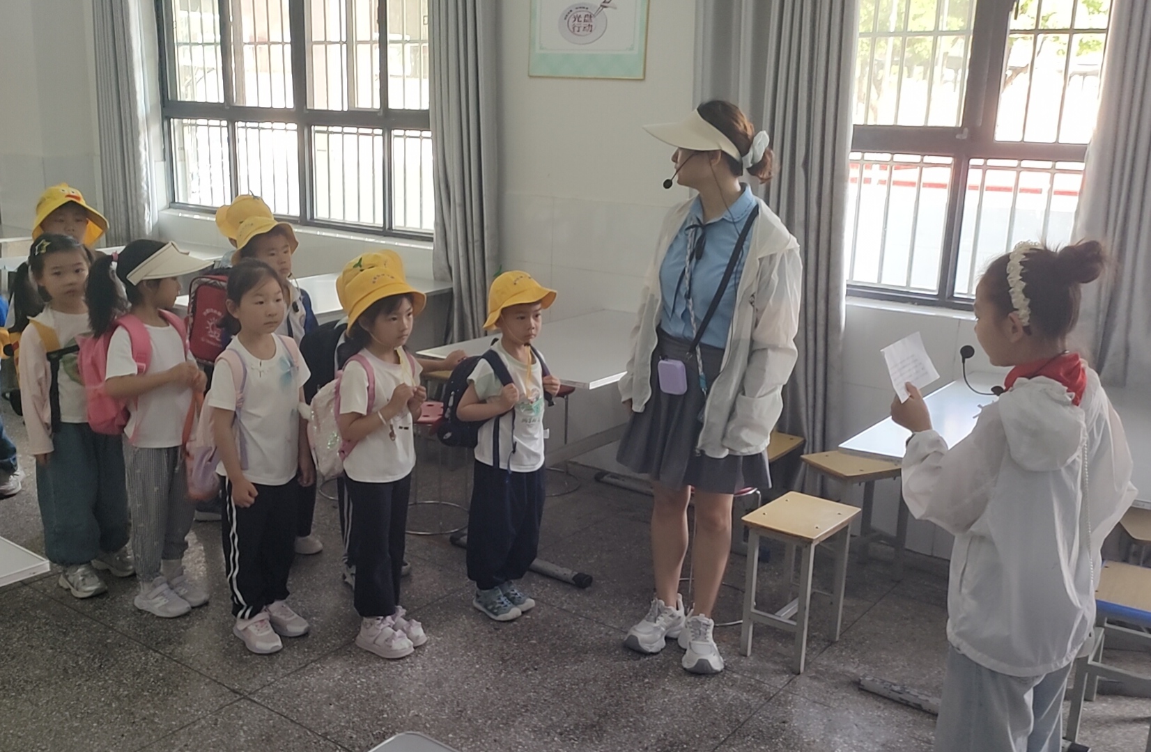 谷城县城关镇中华路小学：幼小衔接“零距离” 萌娃探秘小学行