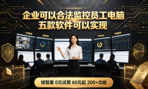 公司怎么监控电脑？5款主流监控软件盘点，第一款国产软件功能太能打了
