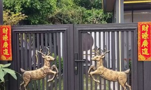 佛山铝艺庭院大门制造厂家有哪些？万鑫美金属资质齐全实力参考