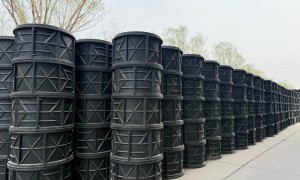污水检查井加工厂直供 绿川科技Φ700mm塑料检查井 热熔密封工艺 施工便捷