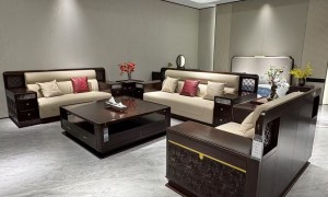 北京实木沙发定制工厂 三木家具 可来图做尺寸 白蜡木/乌金木全屋配套