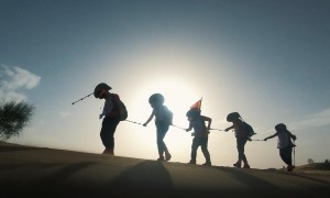 敦煌戈壁徒步团建公司推荐——邦格汽车运动，专注高难度徒步路线的安全管控