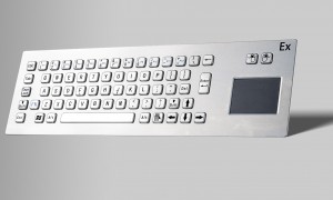 矿用本安型防爆键盘 带触摸板型号DW-FB8601 适用于井下提升机操作台