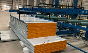 和工钢结构株洲厂家直销岩棉板 50mm/75mm/100mm厚A级防火芯材 支持定制