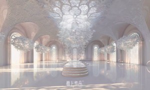 嘉兴晶晖婚礼艺术中心，明制婚礼主题宴会厅+户外仪式区，一站式婚庆服务包含司仪跟妆，VIP休息区可容纳30人，婚宴预订享折扣