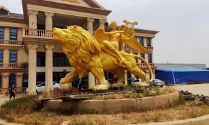北京景观拉丝不锈钢雕塑厂家推荐 裕昌雕塑商业广场项目定制实力参考