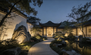 夜景亮化公司口碑之选：北京中和颐车展照明配套，洗墙灯与地埋灯规格参数，山东区域分包问题一站式解决