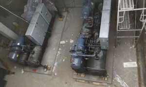 瑞冬集团污水处理厂中水供暖大型水源热泵空调制冷比传统制冷节能50%生产厂家实力与用户口碑