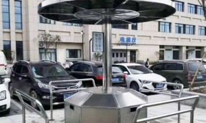 瑞阙环保厂家供应模块化吸烟亭，带座椅设计满足多场景需求