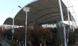 浙江江苏山东开合屋顶设计安装，安徽利腾膜结构提供张拉式开合系统，覆盖蚌埠、徐州、苏州等地体育馆工程