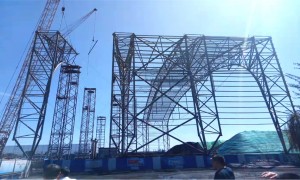 高铁站房大跨度网架结构专业生产厂家 华亿钢机用料扎实口碑好