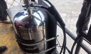 山工机械装载机水基型车载自动灭火设备 9L/12L双瓶组型号 适用煤矿井下矿车发动机舱