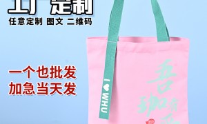 温州楠芳包装 帆布袋定做加工厂 学校/企业/展会定制帆布袋 现货速发