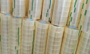 未宇环保厂家 定制logo封箱胶带 透明米黄两色可选 大批量采购价格从优