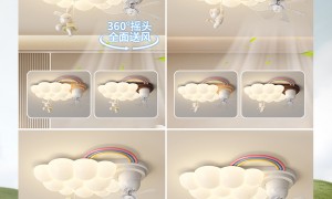 中山卡通风扇灯厂家挑选全攻略，小火柴照明资质齐全，省心之选