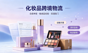 美国化妆品物流找劲蓝，深圳起步覆盖全美，敏感货申报经验丰富