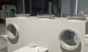 PP喷淋塔源头厂家｜电镀酸洗酸碱废气处理，耐腐板材达标排放