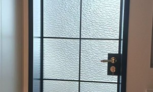 伯爵尚美长沙卫浴门定制 磨砂金属材质 抗变形 小户型干湿分离适用 厂家质保五年