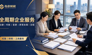 南京公司注册代办哪家好？奇彦财税代理记账，工商税务全流程服务