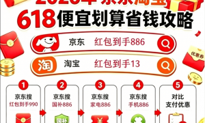 紧急提醒！2026年京东淘宝618终极大促提前解锁！全网家电专场率先突围，6月14日晚8点淘宝京东618家电正式开启抢先场！